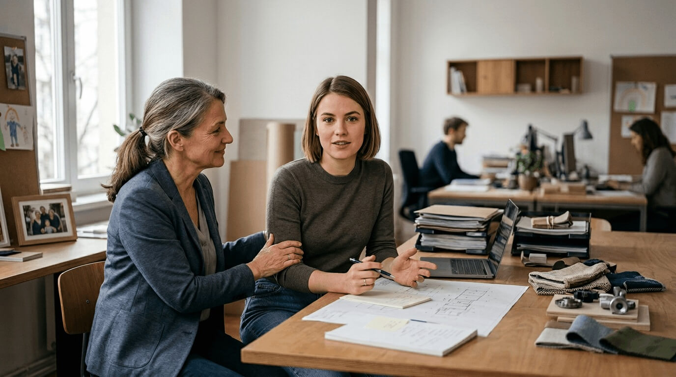 Das Unternehmen der Mutter übernehmen „Am Anfang war alles ein Klumpen -Autorin Lioba Heinzler
